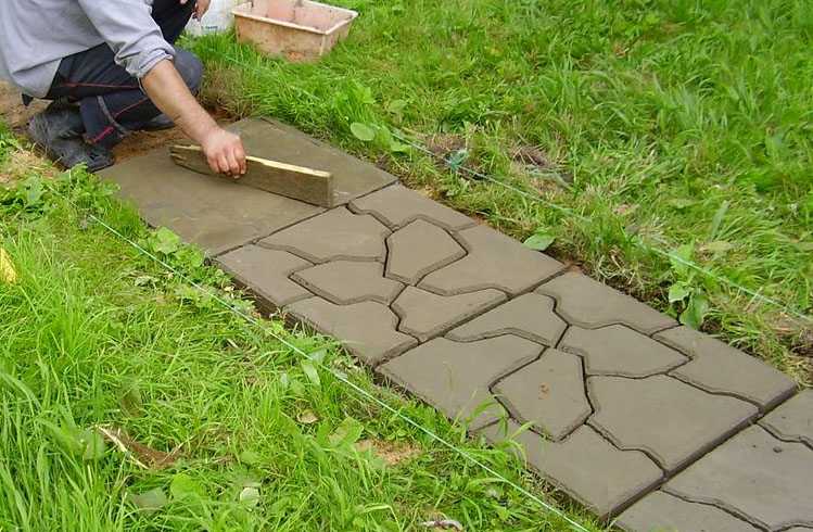 ✅ садовые дорожки из бетона под камень своими руками - vse-rukodelie.ru