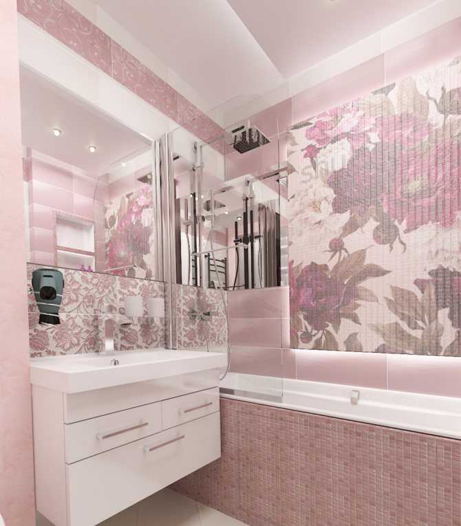 Розовая ванная (40 фото): удачные примеры дизайна