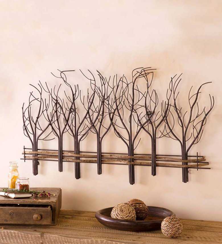Варианты создания дерева на стене – преимущества и недостатки разных техник исполнения