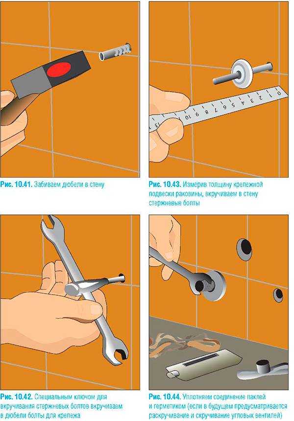 Как самостоятельно произвести установку раковины в ванной комнате – понятная инструкция