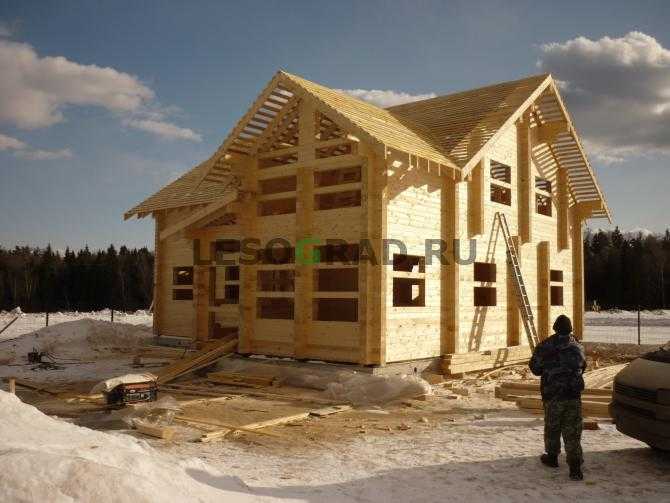 Строительство дома зимой. в какое время года можно строить дом?