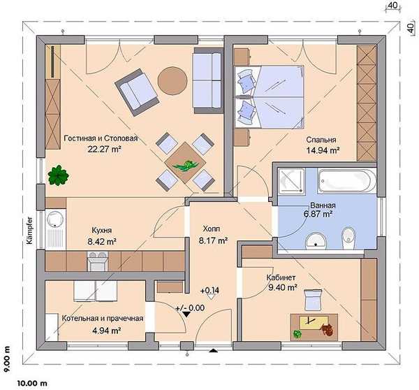 Проект одноэтажного дома с тремя спальнями: от расположения комнат до идей по оптимизации пространства
