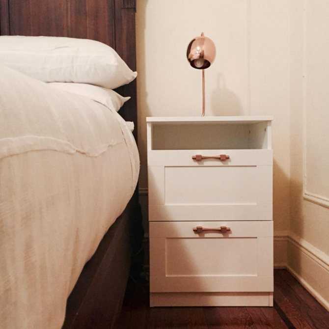 Прикроватные тумбочки для спальни — какие выбрать? советуют дизайнеры