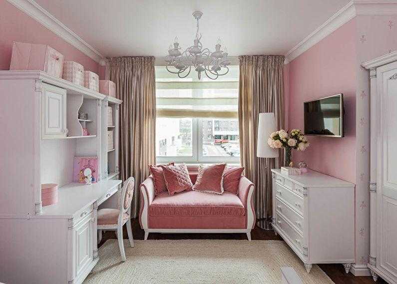 Розовая комната для девочки: интересные примеры дизайна, правила сочетания с другими цветами и полезные советы