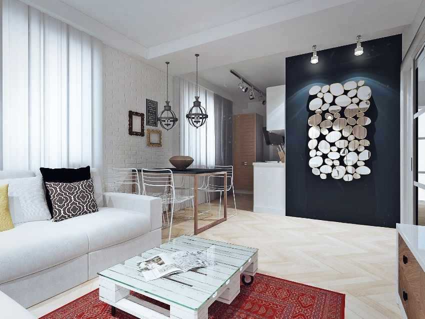 Дизайн квартиры-студии 30 кв. м (142 фото): планировка современного интерьера с одним окном и с балконом, как обустроить прямоугольную комнату