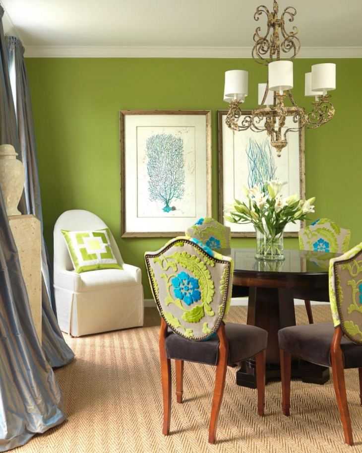20 лучших идей применения оливкового цвета в интерьере квартиры