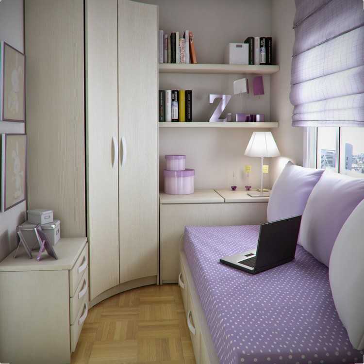 Малогабаритная спальня и тонкости ее дизайна