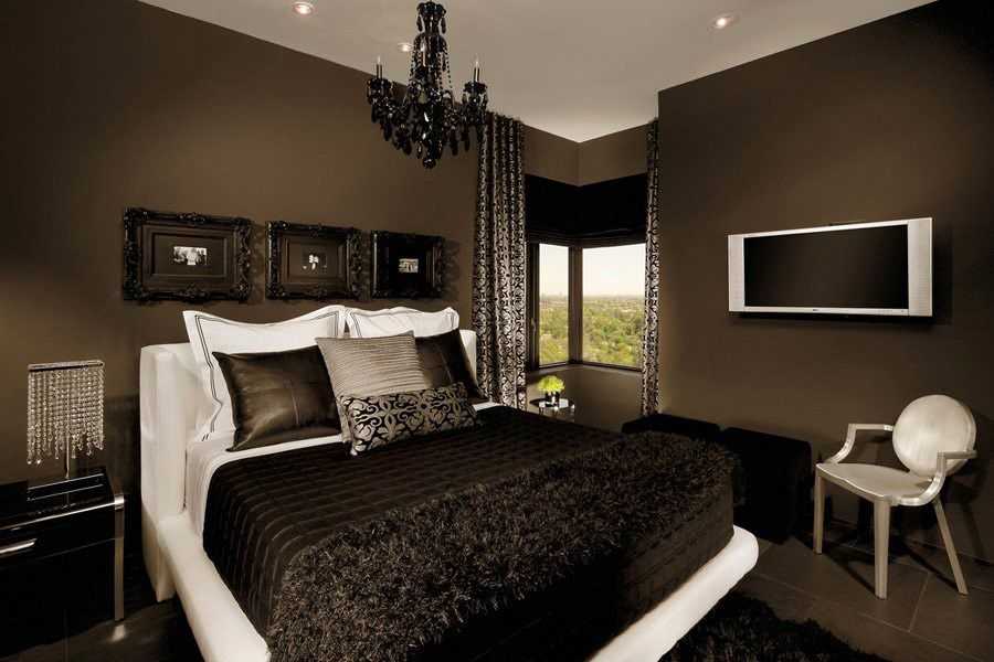 Шоколадная спальня дизайн: как оформить спальню в темно-коричневом цвете