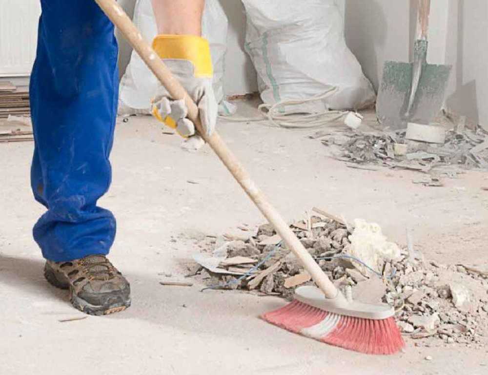 Как быстро убрать строительную пыль без пылесоса: лучшие способы