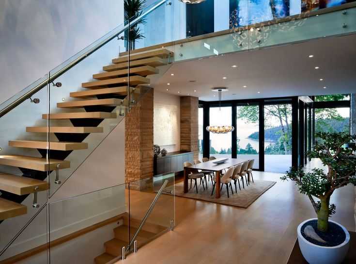 Лестница в доме: виды и идеи современного дизайна (40 фото)