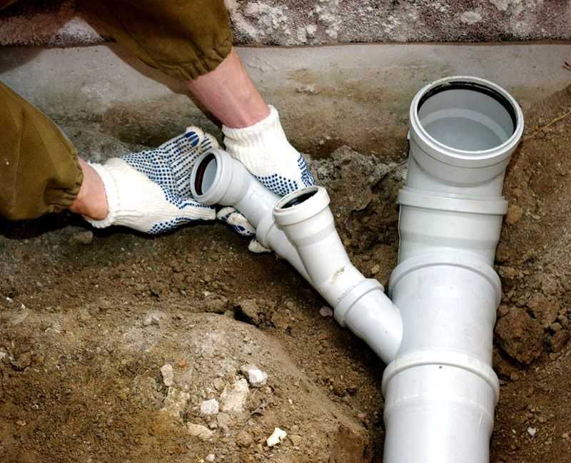 Варианты канализационных труб для закапывания в землю