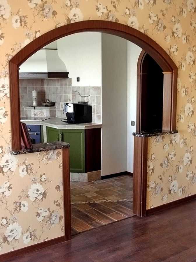 Арки на кухню вместо дверей: как оформить красивые арки между залом, гостиной и кухней