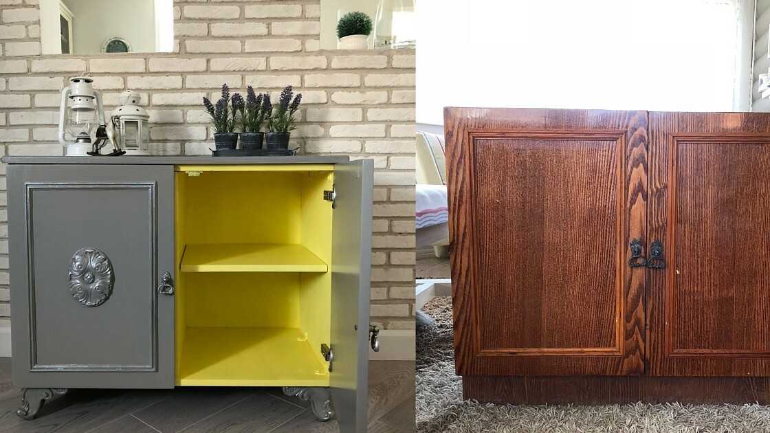 Старая мебель: как обновить своими руками, переделка советской стенки в современную в домашних условиях, дизайн мебели, реставрация тумбочки
