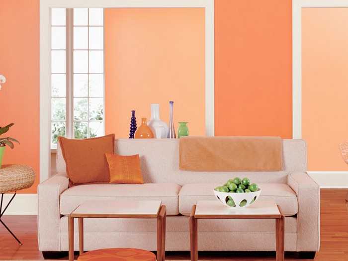 Сочетание персикового цвета в интерьере с другими цветами | remsovet.com