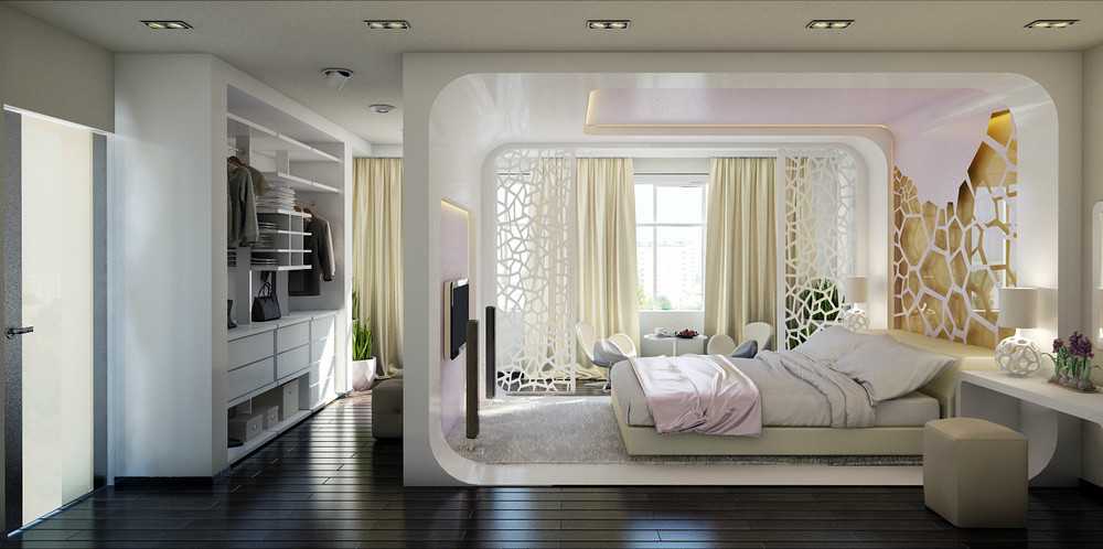 Спальня совмещенная с балконом – 20 необычных фото дизайна