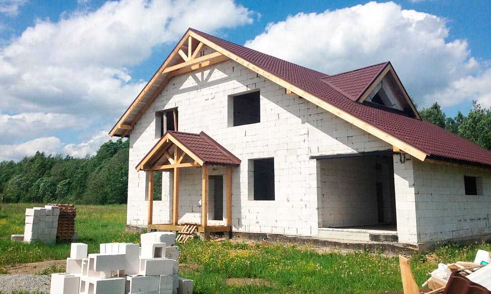 Строительство домов из газобетона под ключ в недорого