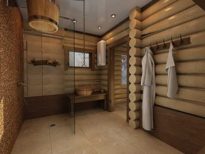 Внутренняя отделка бани: этапы работ, материалы фото парилки, душевой и комнаты отдыха