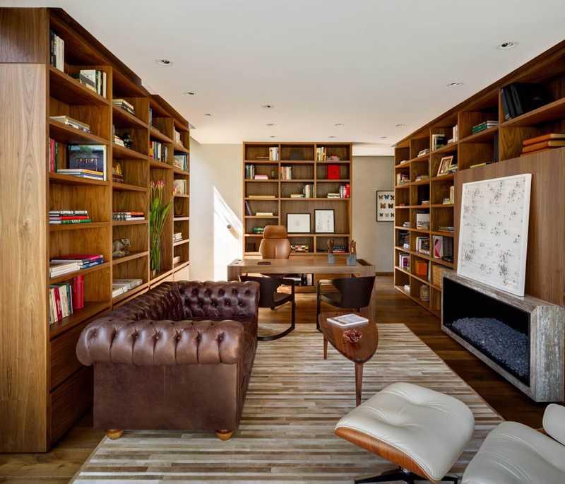 Интерьер библиотеки +50 фото примеров дизайна | правильный дизайн квартиры и дома