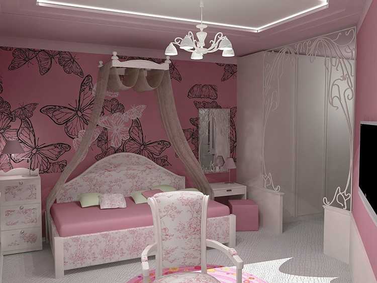 Розовая детская комната (фото): примеры оформления