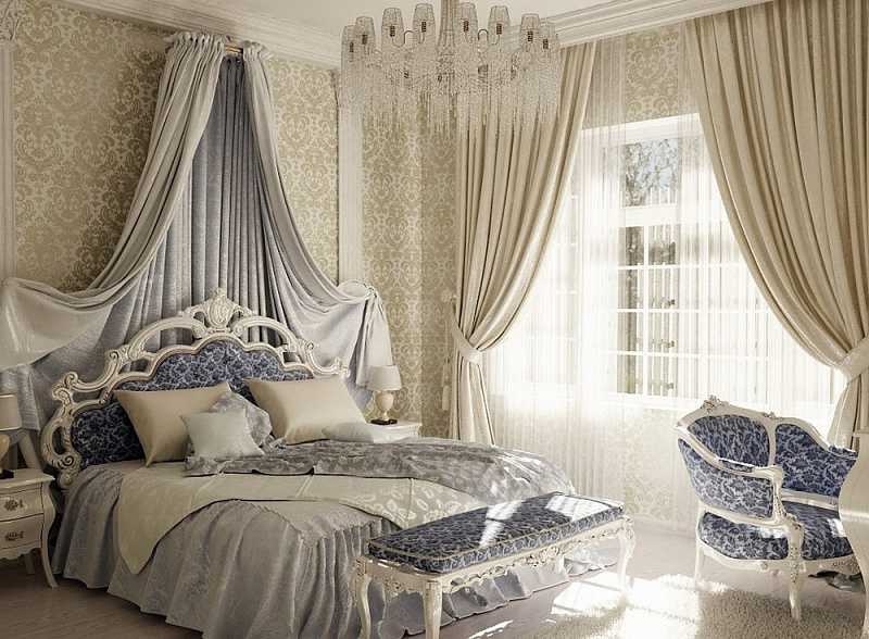 Красивые шторы в спальню — фото примеры штор в современном стиле, правила выбора цвета, дизайна и оформления