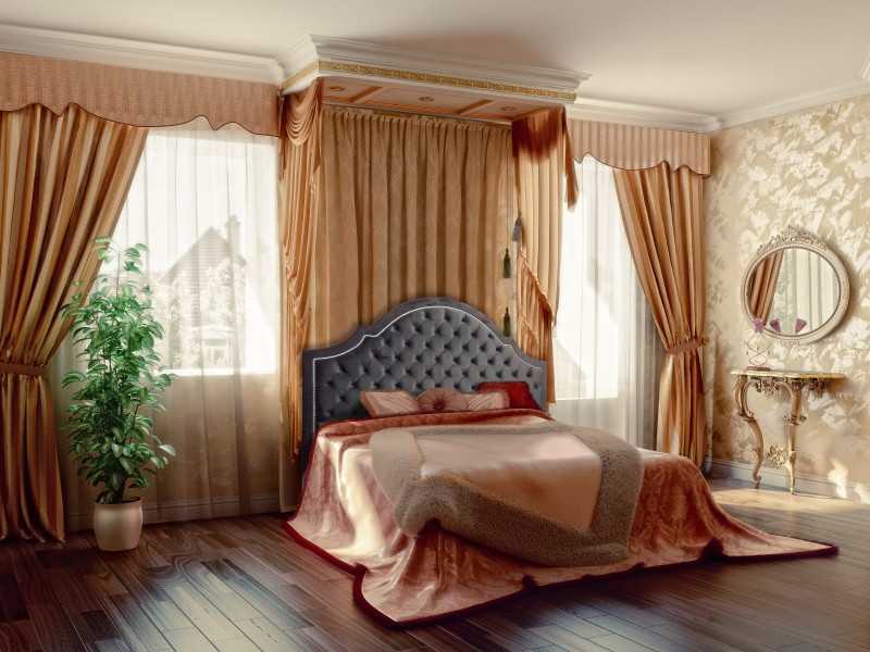 Красивые шторы в спальню: фото новинки 2021 года в современном стиле, лучшие идеи сочетания цветов и дизайна штор