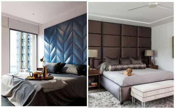 Мягкие панели - мягкая стена в спальне или гостиной (+фото) | дизайн и интерьер