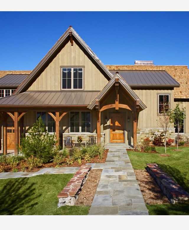 Деревянные дома в стиле американского ранчо • дневник дизайнера