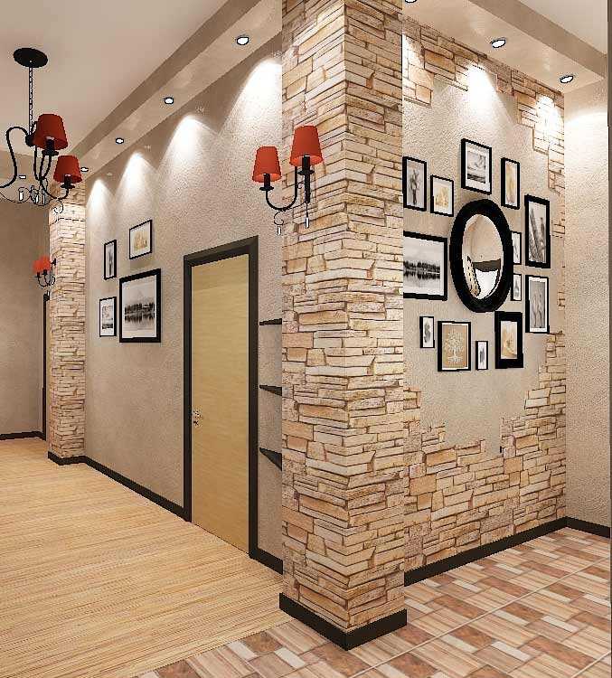 Как использовать декоративный кирпич в коридоре - создаем неповторимый интерьер