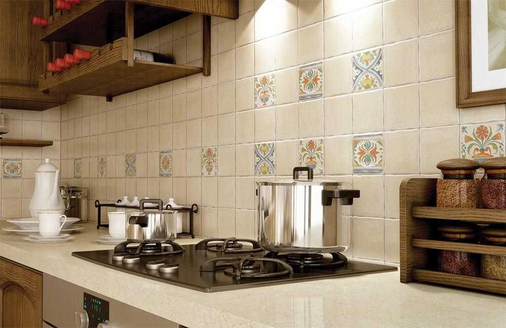 Плитка в кухню на стену - советы по выбору и способу кладки, фото идеи дизайна