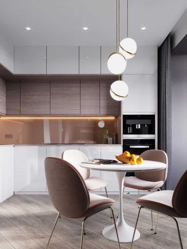Современный дизайн кухни (57 фото): красивый интерьер кухни в квартире, оформление кухонь в светлых и других тонах
