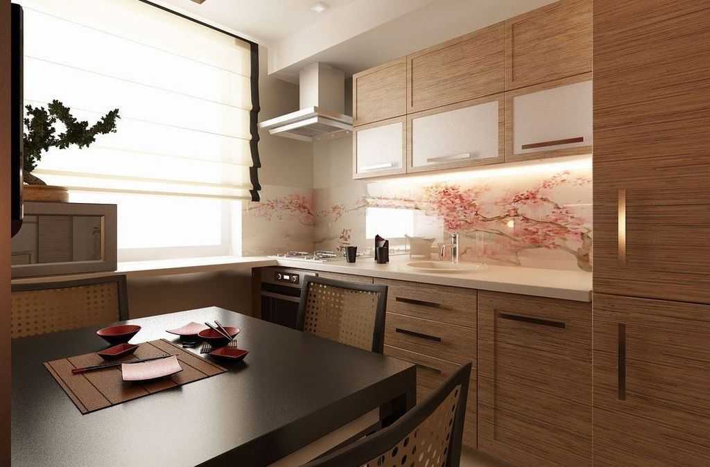 Кухня в японском стиле: дизайн, материалы, фото интерьера