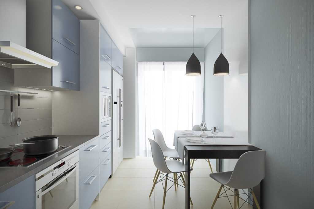 25 идей интерьера кухни 9 кв. м в современном стиле
