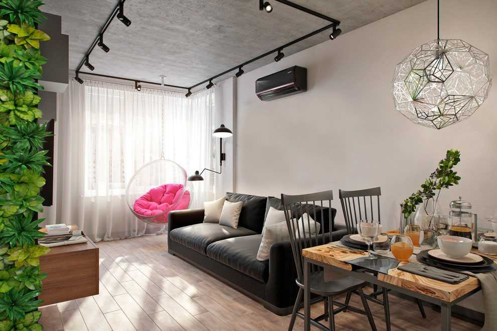 Дизайн интерьера квартиры 50 кв м - фото, описание проекта | вокруг нас