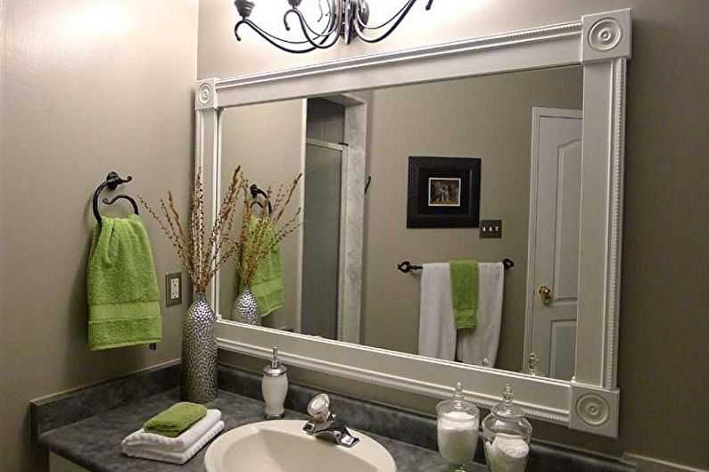 Зеркало в ванную – какой высоты должно быть, как правильно повесить?