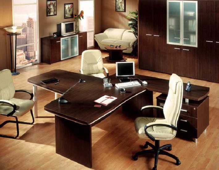 Кабинет директора — дизайн интерьера, кабинет руководителя мужчины в современном стиле