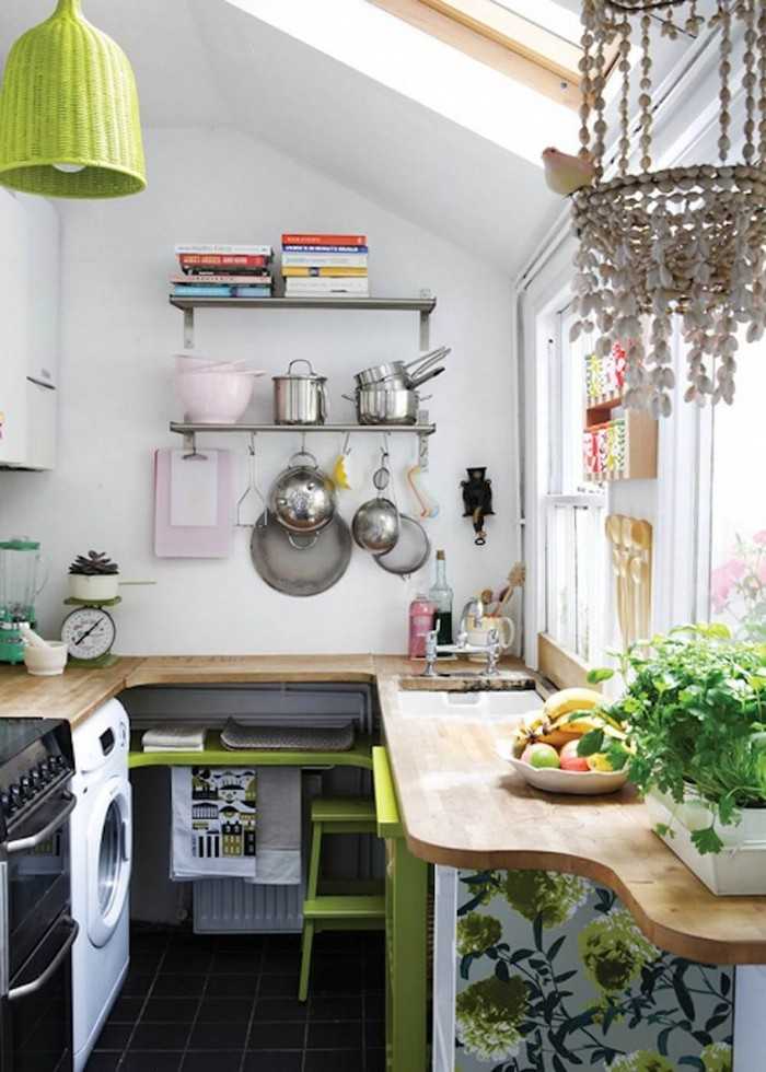 Дизайн маленькой кухни - 75 фото интерьеров, идеи, советы | современные и модные кухни