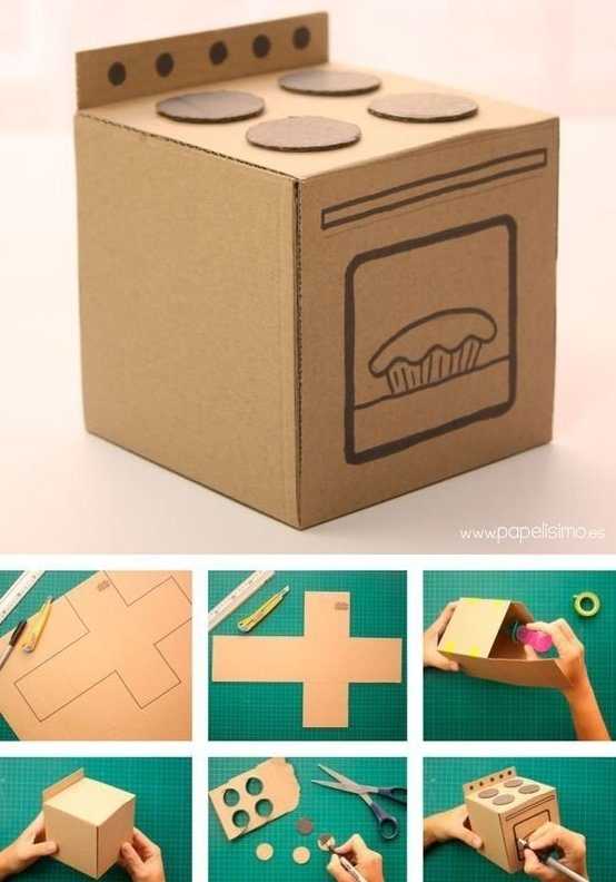Что можно сделать из коробки своими руками: фото оригинальных идей с пошаговыми инструкциями
