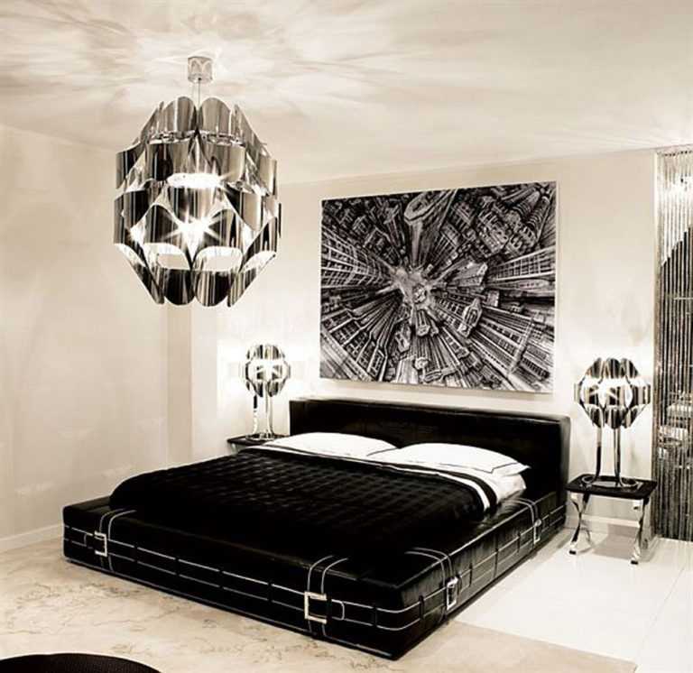 Черно-белая спальня: применение черно-белых тонов в интерьере спальни + 145 фото примеров и готовых вариантов