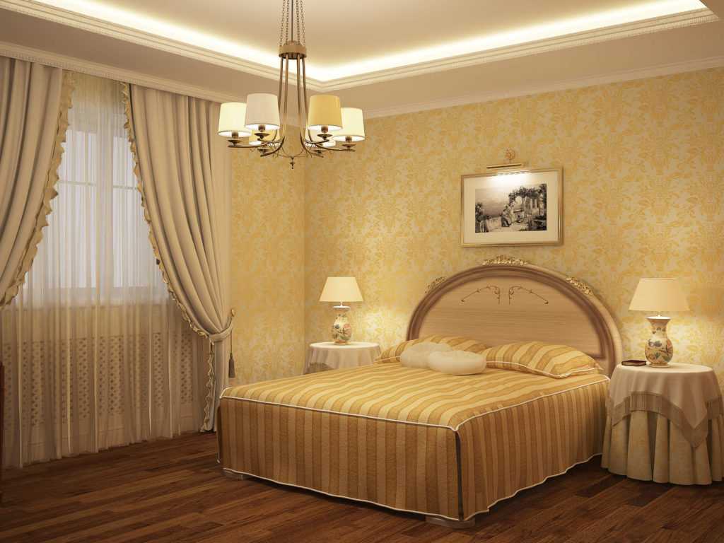 Золотая спальня: интерьер спальни в золотом цвете с реальными примерами,  цветовые сочетания и варианты дизайна (115 фото)