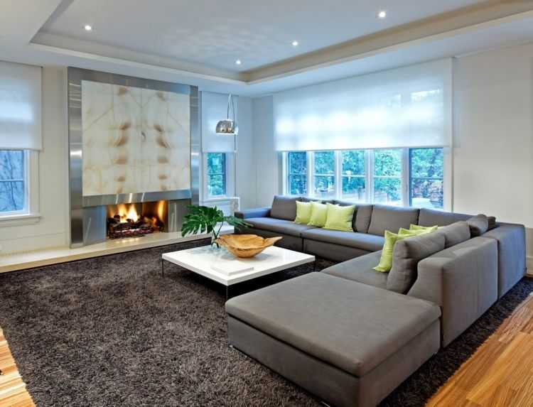 Современная гостиная в частном доме: 140 фото идей дизайна. варианты стильного обустройства интерьера