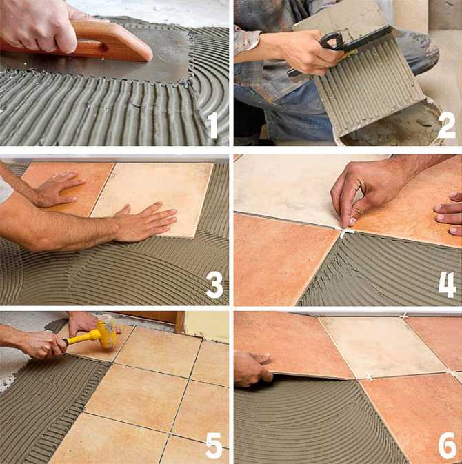 Как положить плитку на пол на кухне своими руками? как класть напольную плитку на кухне - видео и фото укладки