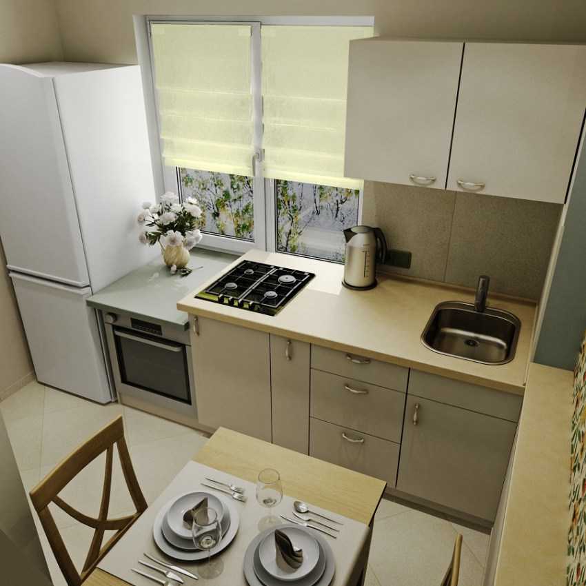 Кухни площадью 5 кв.м. – 50 удачных примеров дизайна