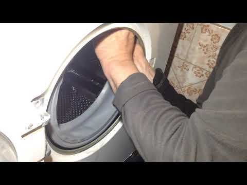 Снять резинку с барабана стиральной машины: замена уплотнителя, как одеть резинку