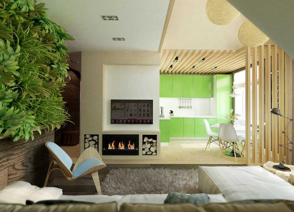 Квартира в эко стиле - дизайн интерьера с фото и рекомендациями