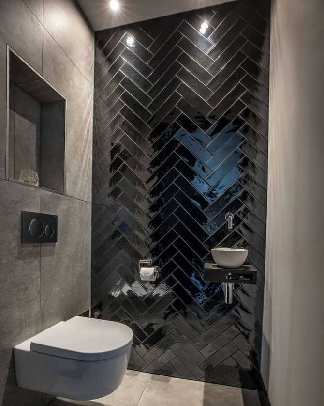 Маленькая ванная комната с плиткой: выбор цвета и размера, фото готовых решений
