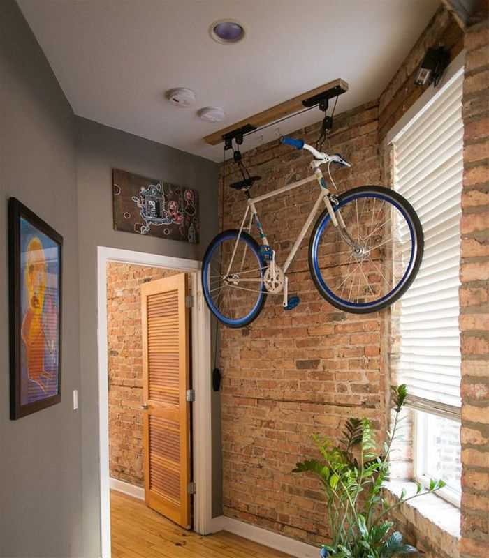 5 хитрых способов как можно хранить велосипед в небольшой квартире