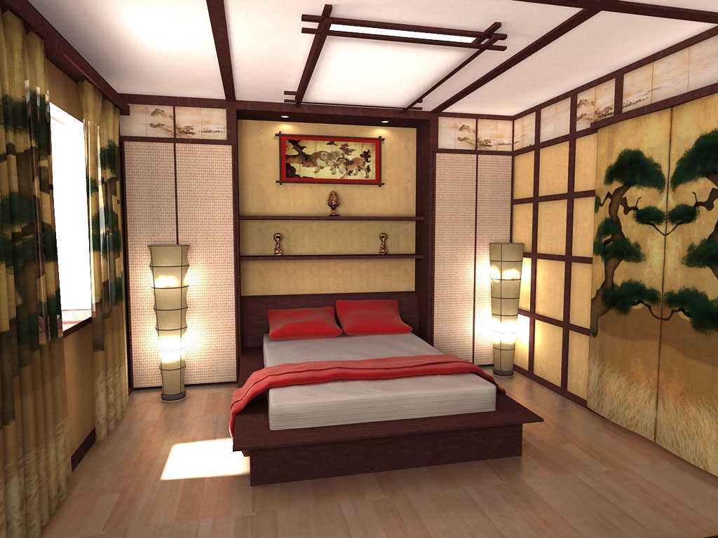 Спальня в японском и китайском стиле - идеи мебели и декора. | домовой | дизайн интерьера и ремонт
