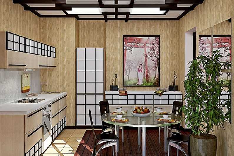 Кухня в японском стиле (85 фото) - дизайн интерьера, идеи для ремонта и отделки