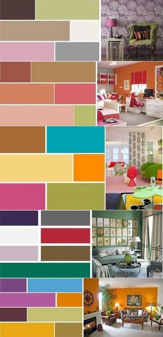 Как сочетаются цвета в интерьере, как подобрать мебель к полу и стенам