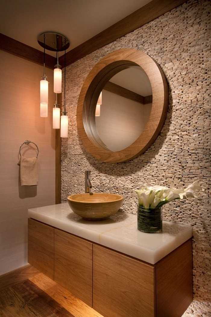 Камень в интерьере ванной | мебельный журнал - все о мебели